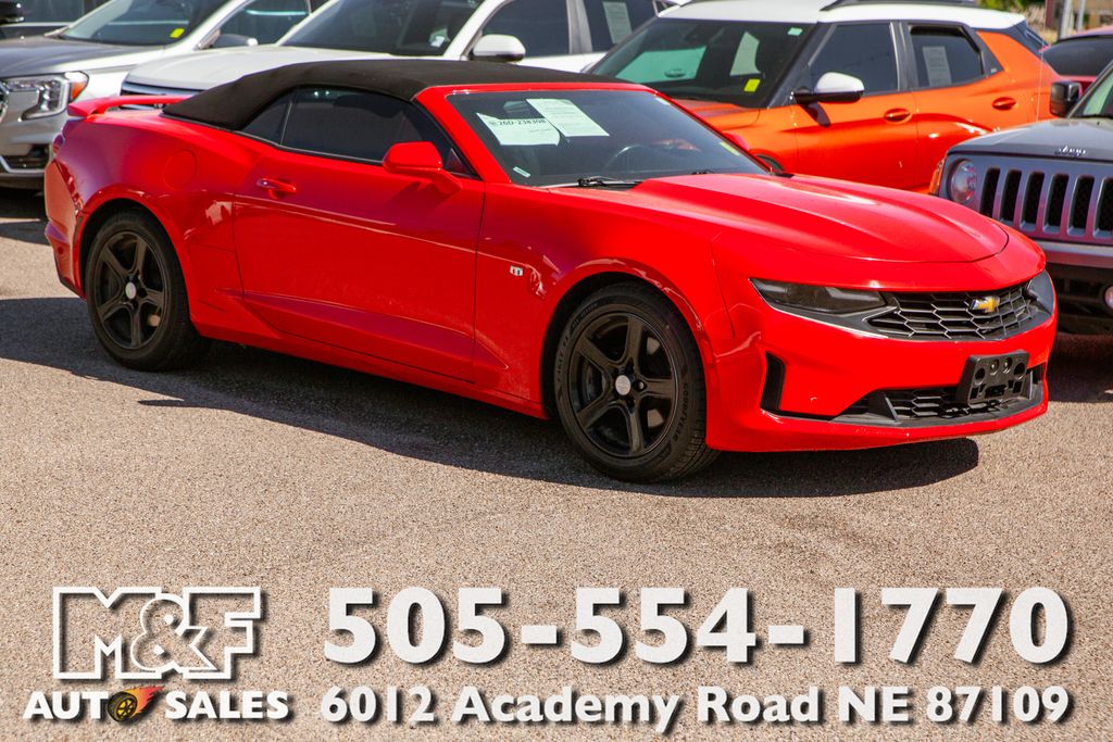 Red Hot 2020 Chevrolet Camaro Convertible Rear-Wheel Drive 8-Speed Automatic