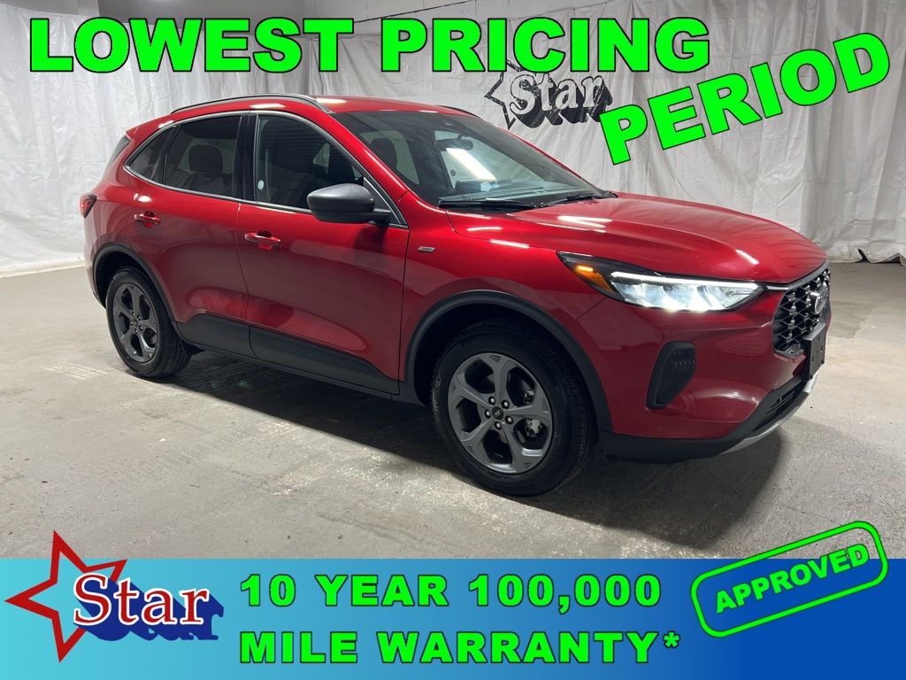 Red Metallic 2025 Ford Escape SUV / Crossover All-Wheel Drive 8-Speed Automatic