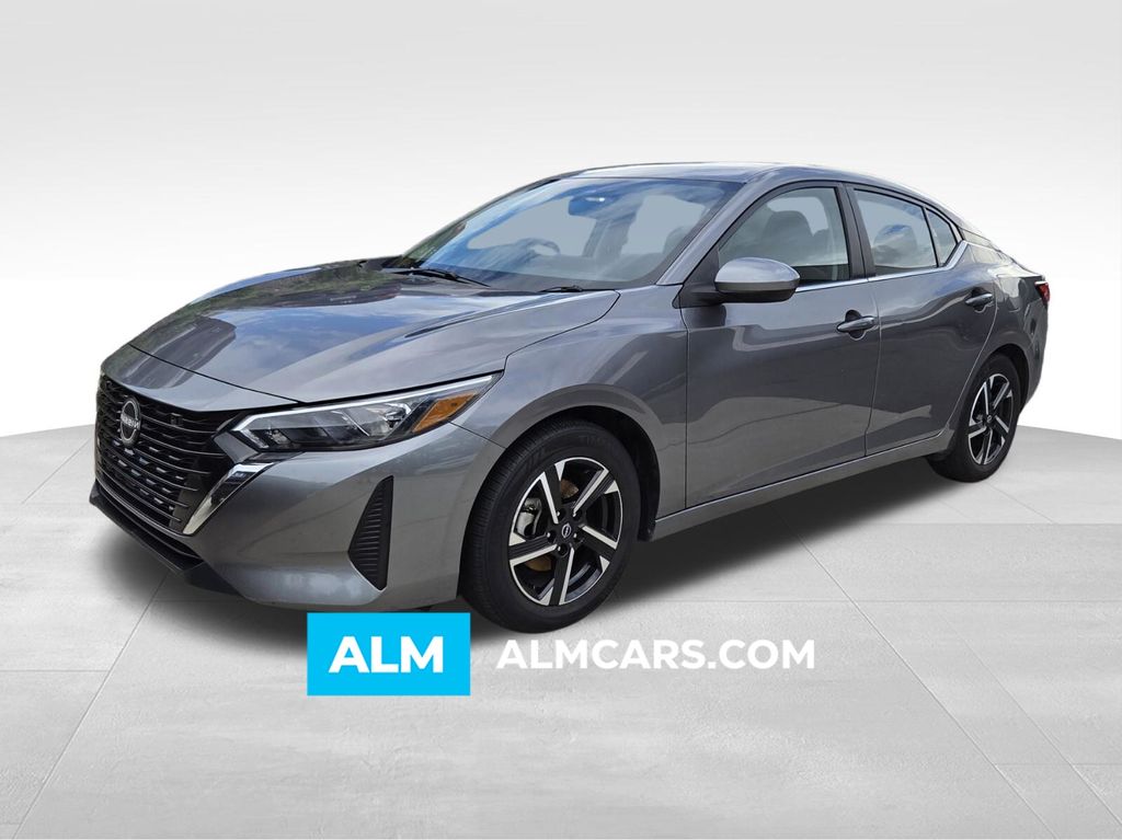 Gray (Gun Metallic) 2024 Nissan Sentra Sedan Front-Wheel Drive Continuously Variable Transmission