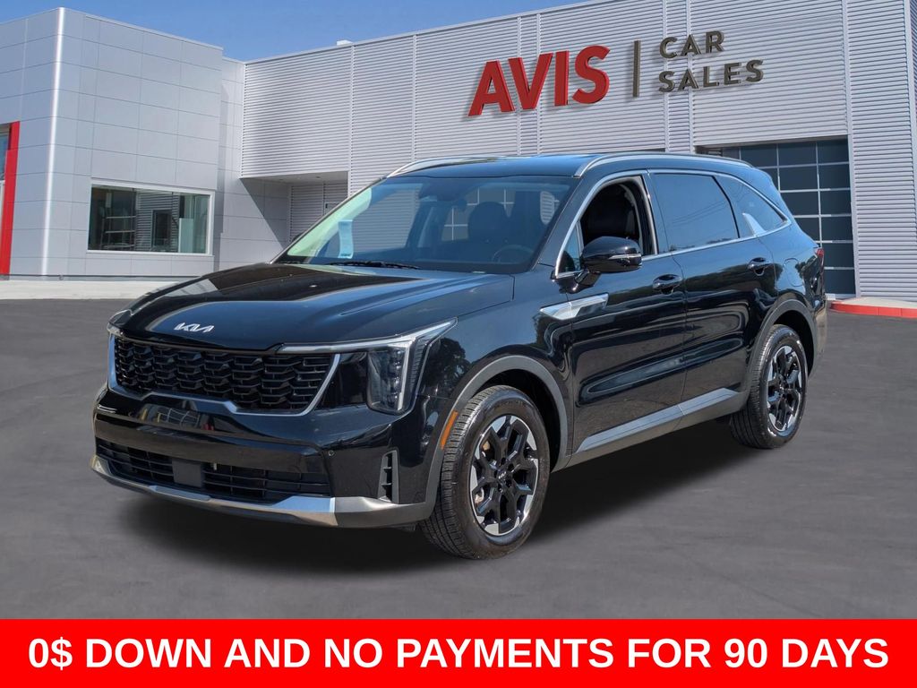Black 2024 Kia Sorento S FWD SUV / Crossover Front-Wheel Drive 8-Speed Automatic