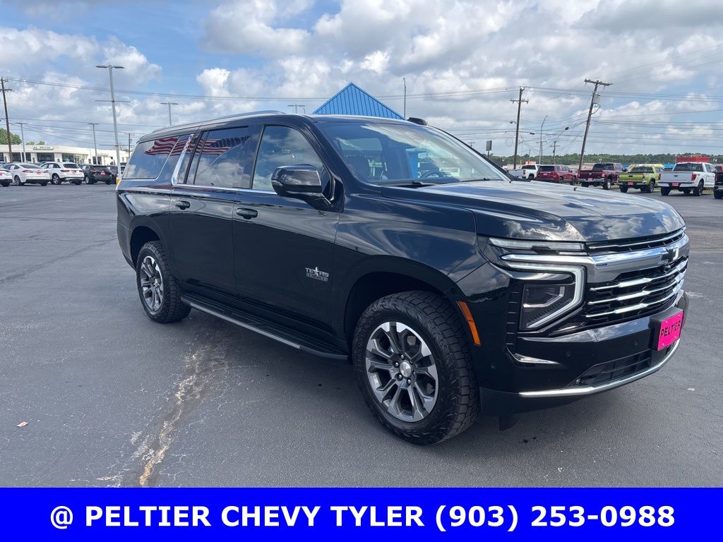 Black 2025 Chevrolet Suburban LT 4WD SUV / Crossover Four-Wheel Drive