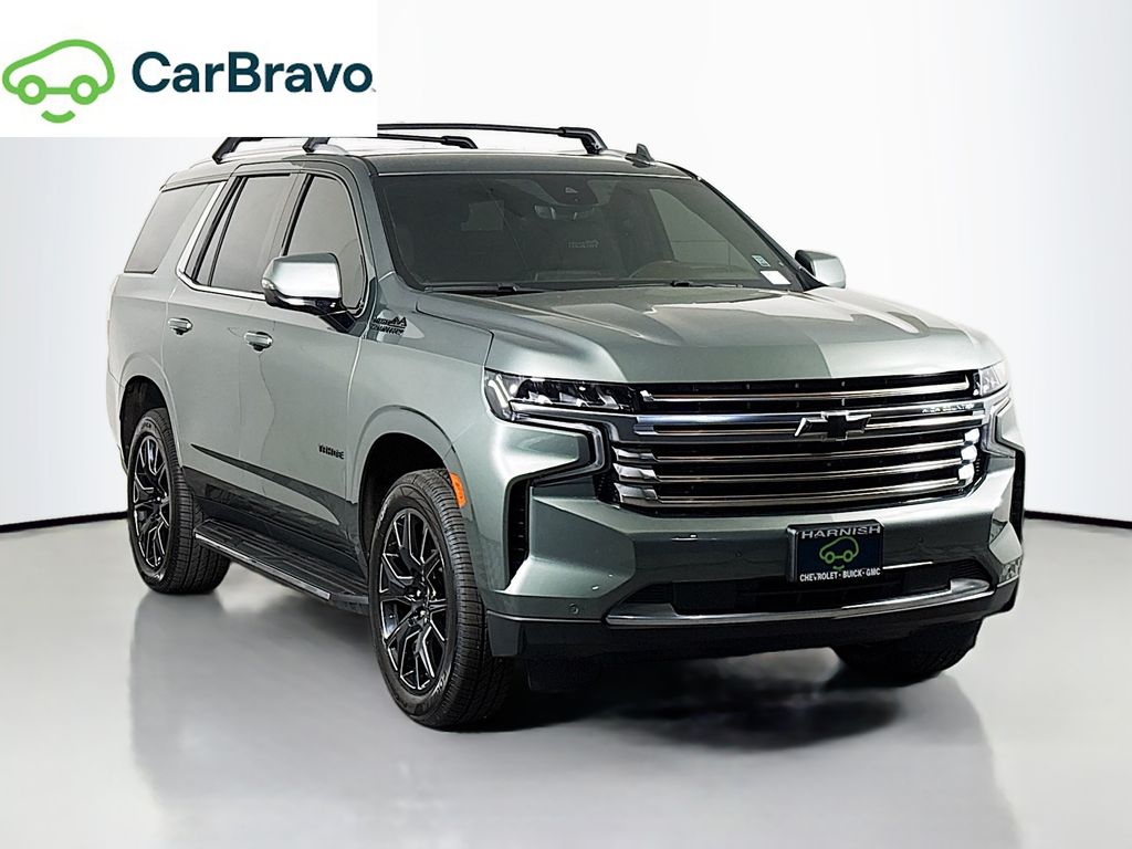 Silver Sage Metallic 2023 Chevrolet Tahoe High Country 4WD SUV / Crossover Four-Wheel Drive