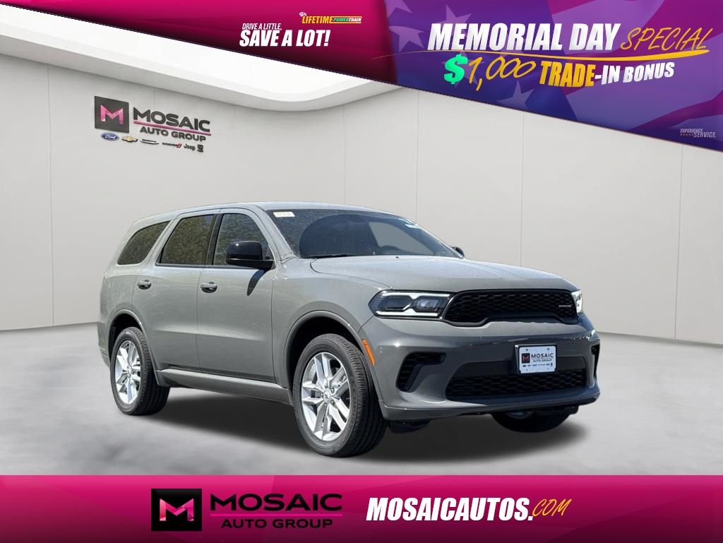 Destroyer Gray Clearcoat 2026 Dodge Durango GT AWD SUV / Crossover All-Wheel Drive 8-Speed Automatic