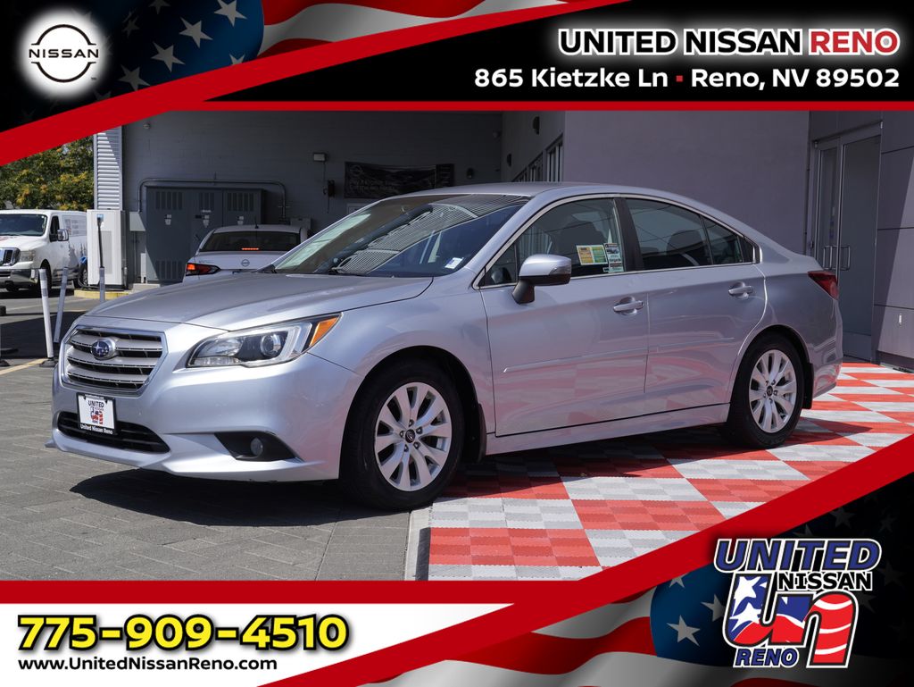 Ice Silver Metallic 2017 Subaru Legacy Sedan All-Wheel Drive Continuously Variable Transmission