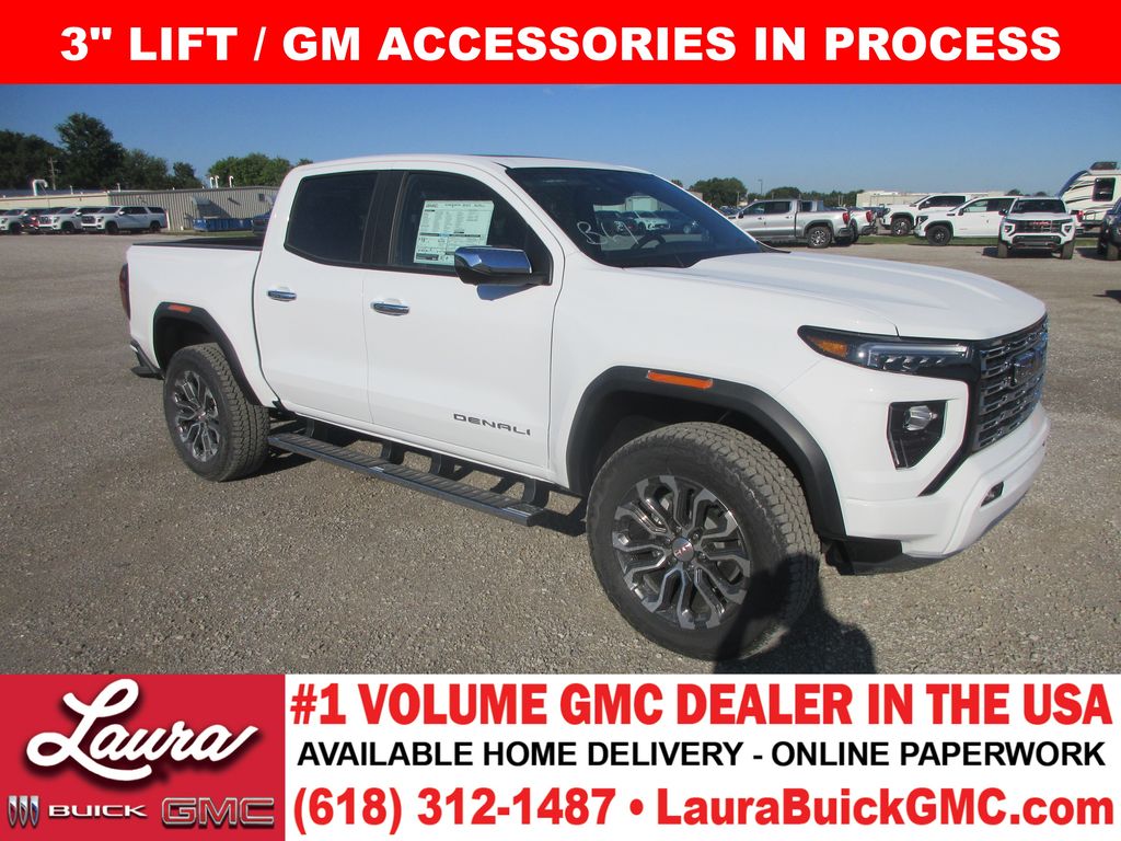 Summit White 2026 GMC Canyon Pickup Truck Four-Wheel Drive 8-Speed Automatic