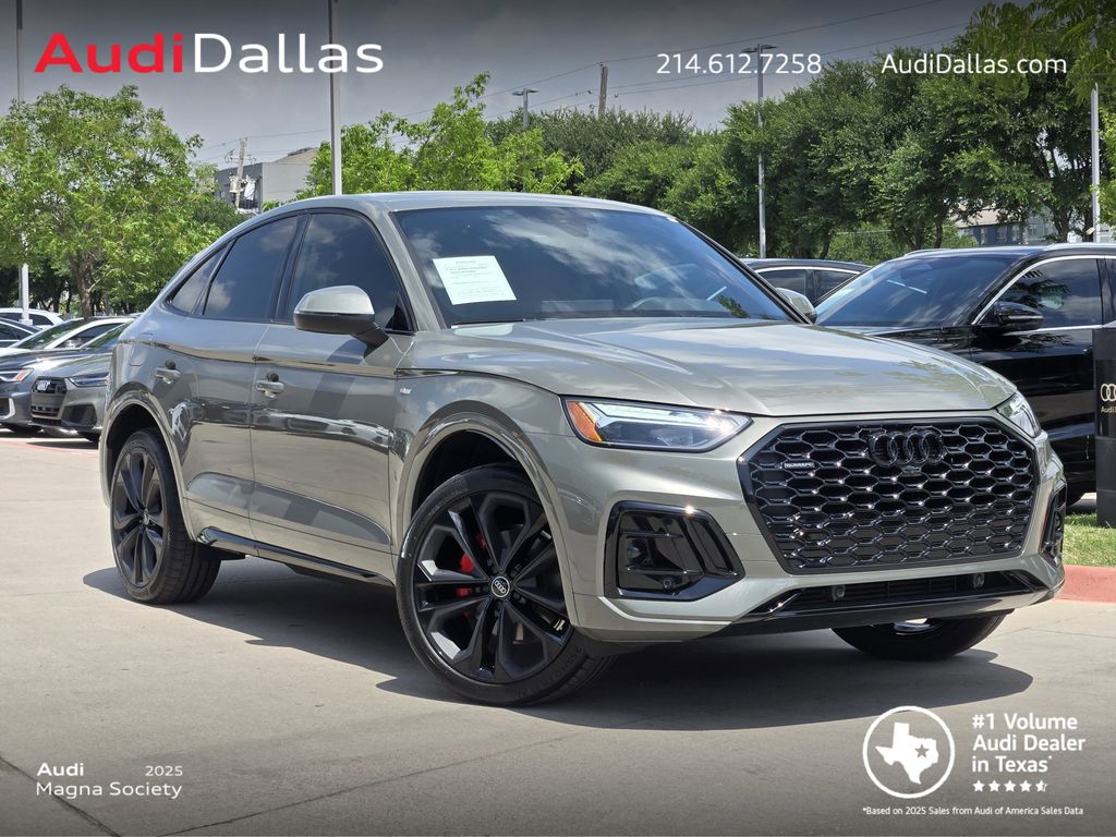 Chronos Gray Metallic 2025 Audi Q5 Sportback quattro Premium Plus S Line 45 TFSI Sedan All-Wheel Drive 7-Speed Automatic
