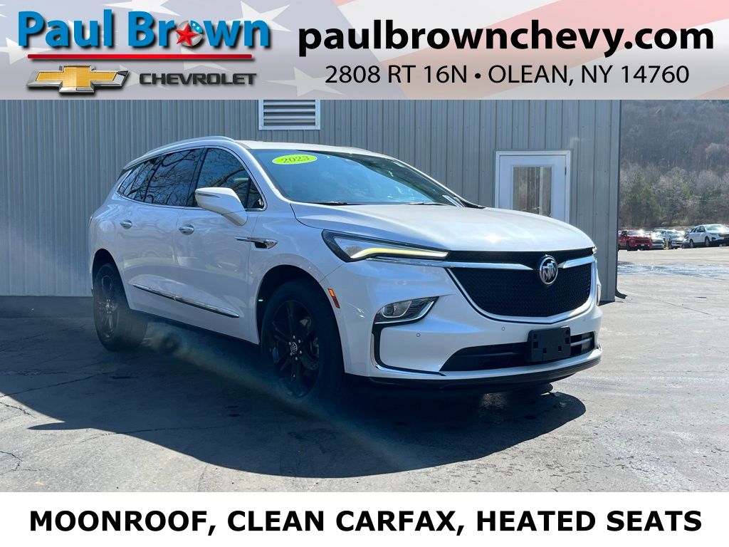White Frost Tricoat 2023 Buick Enclave Essence AWD SUV / Crossover Four-Wheel Drive 9-Speed Automatic