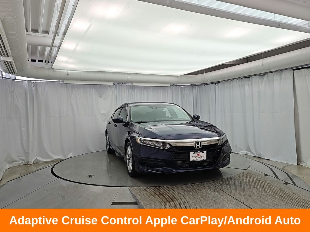 Blue 2018 Honda Accord Sedan Front-Wheel Drive Continuously Variable Transmission