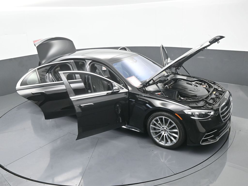 Used 2021 Obsidian Black/designo Diamon White Mercedes-Benz S 580 image 81
