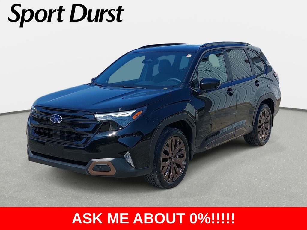 Crystal Black Silica 2026 Subaru Forester SUV / Crossover All-Wheel Drive Continuously Variable Transmission