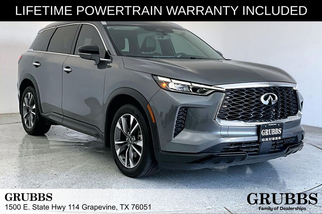 Gray (Graphite Shadow) 2023 INFINITI QX60 SUV / Crossover All-Wheel Drive 9-Speed Automatic