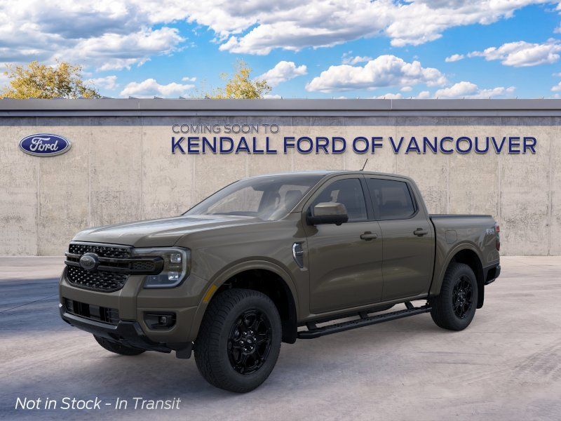 Gray 2026 Ford Ranger Pickup Truck Four-Wheel Drive Automatic