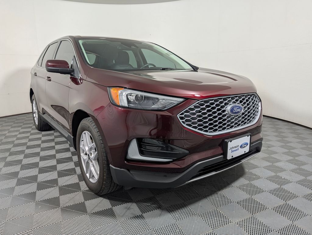 Red (Burgundy) 2023 Ford Edge SUV / Crossover All-Wheel Drive 8-Speed Automatic