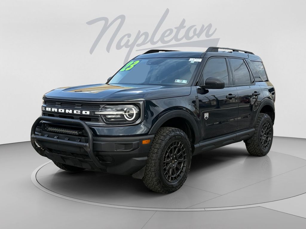 Blue Metallic 2023 Ford Bronco Sport SUV / Crossover All-Wheel Drive 8-Speed Automatic