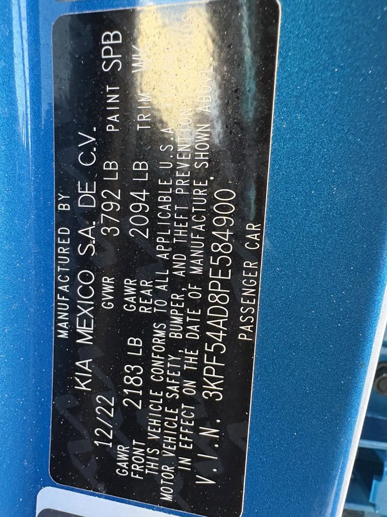 Used 2023 Sporty Blue Kia GT-Line image 27