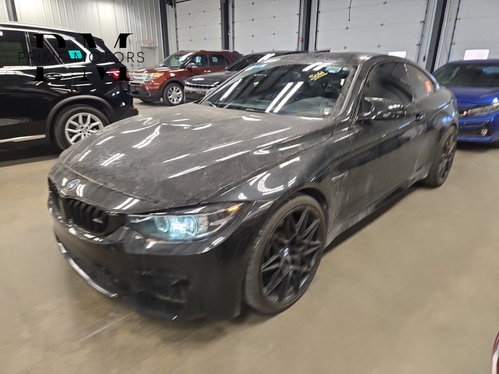 Black Sapphire Metallic 2018 BMW M4 Coupe RWD Coupe Rear-Wheel Drive 7-Speed Automatic