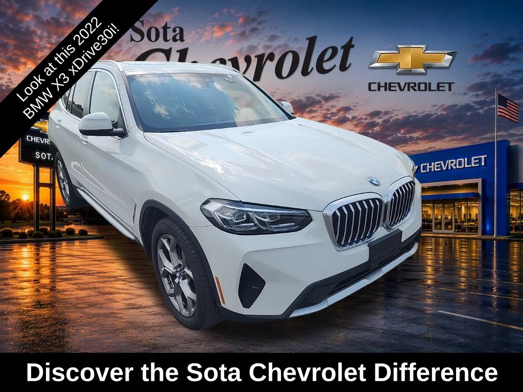 Alpine White 2022 BMW X3 SUV / Crossover All-Wheel Drive 8-Speed Automatic