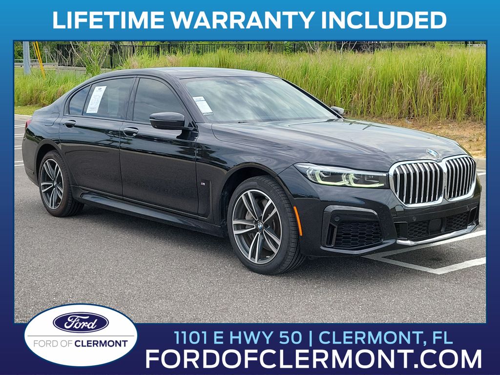 Black Sapphire Metallic 2020 BMW 7 Series Sedan All-Wheel Drive 8-Speed Automatic