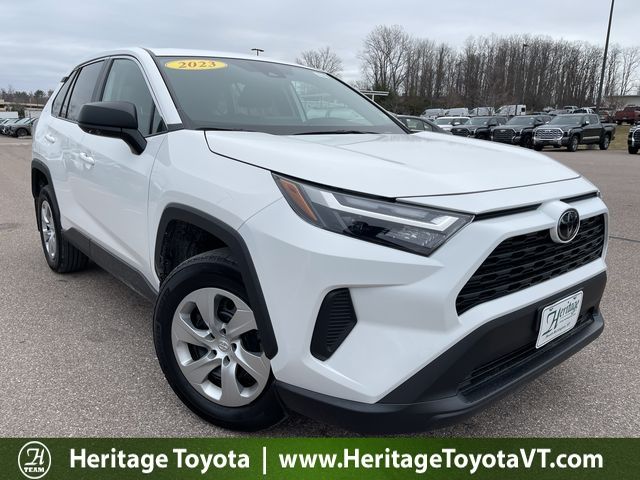 White 2023 Toyota RAV4 LE AWD SUV / Crossover All-Wheel Drive 8-Speed Automatic