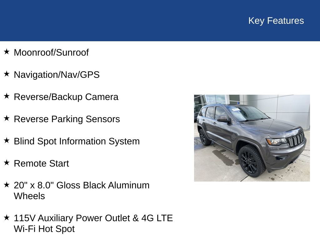 2020 Jeep Grand Cherokee Altitude
