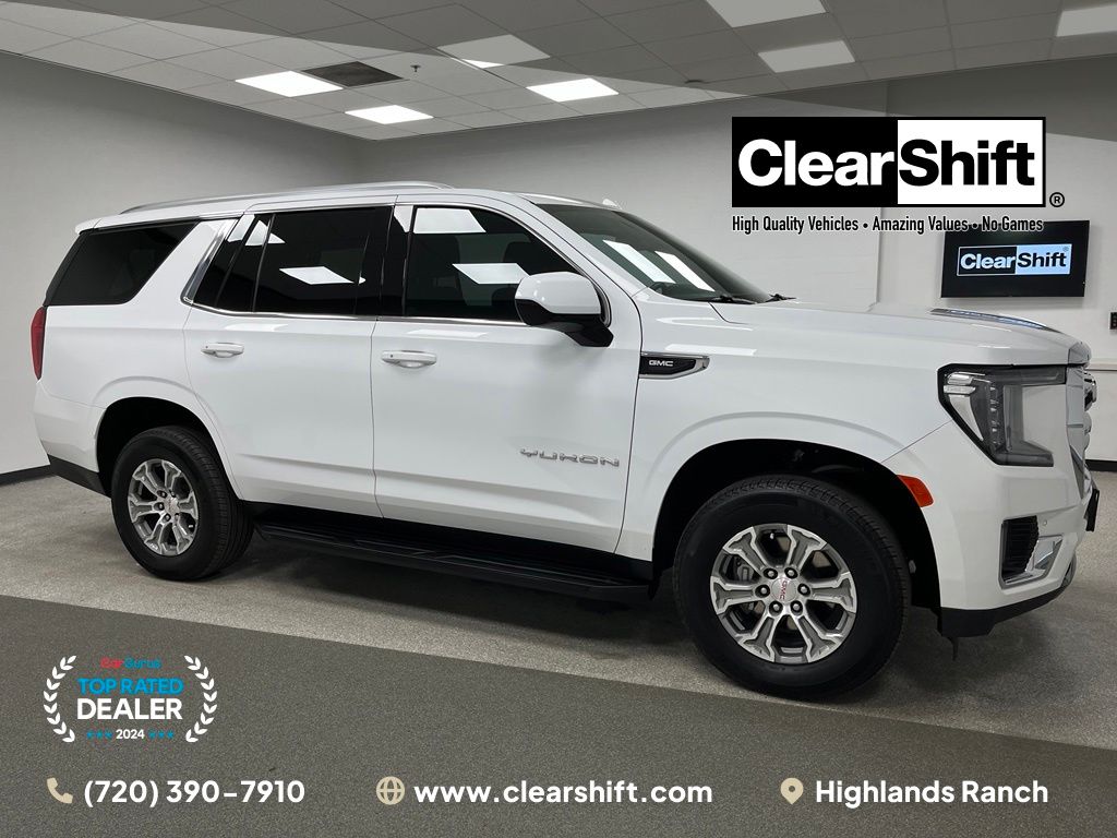 Summit White 2024 GMC Yukon SUV / Crossover Four-Wheel Drive 10-Speed Automatic