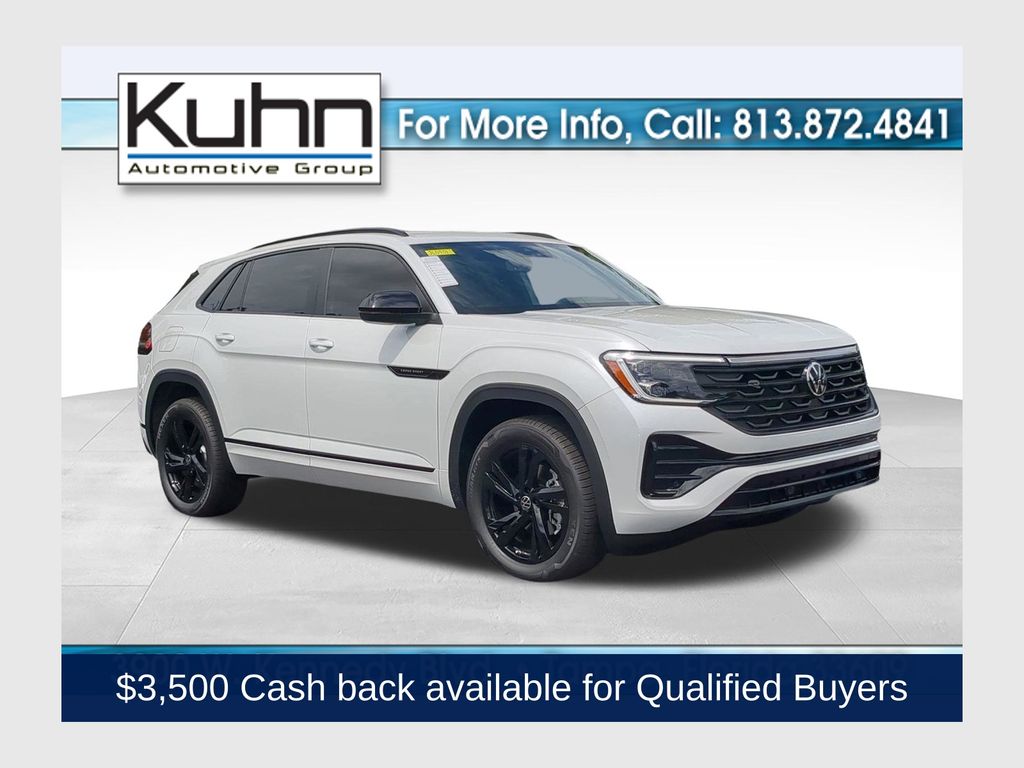 Opal White Pearl 2026 Volkswagen Atlas Cross Sport SUV / Crossover All-Wheel Drive 8-Speed Automatic
