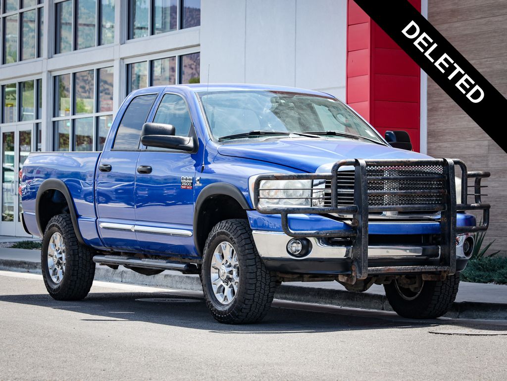 Electric Blue Pearlcoat 2009 Dodge RAM 2500 Pickup Truck Four-Wheel Drive 6-Speed Automatic