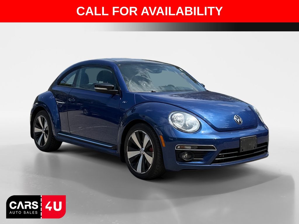 Blue Metallic 2014 Volkswagen Beetle Hatchback Front-Wheel Drive 6-Speed Dual Clutch