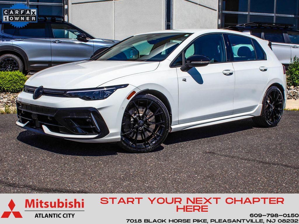 Pure White 2025 Volkswagen Golf R Hatchback All-Wheel Drive 7-Speed Dual Clutch