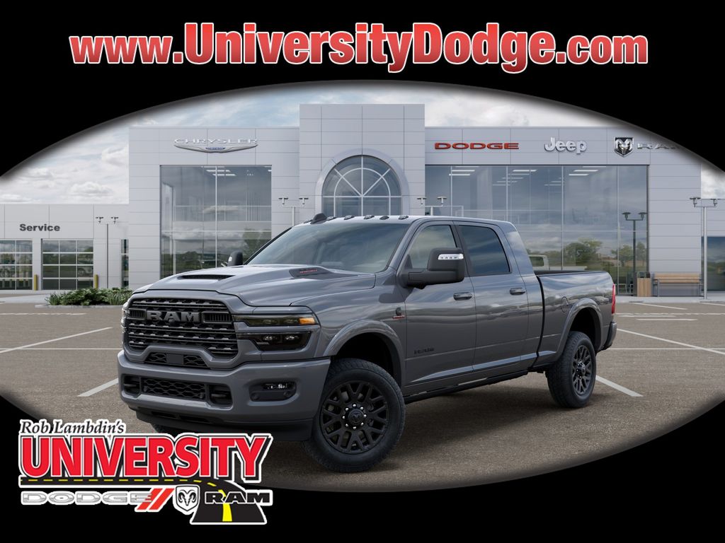 Ceramic Gray Clearcoat 2026 RAM 3500 Pickup Truck Four-Wheel Drive 8-Speed Automatic