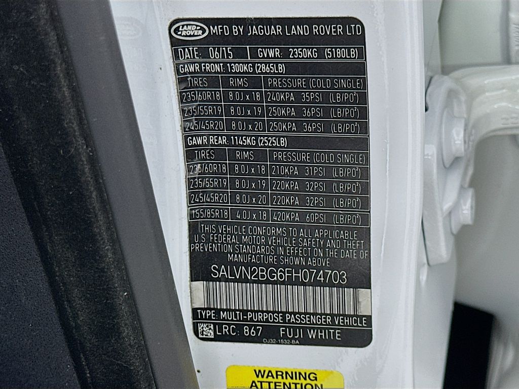 Thumbnail: 2015 Land Rover Range Rover Evoque - 32