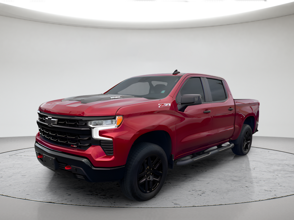 Radiant Red Tintcoat 2025 Chevrolet Silverado 1500 LT Trail Boss Crew Cab 4WD Pickup Truck Four-Wheel Drive Automatic