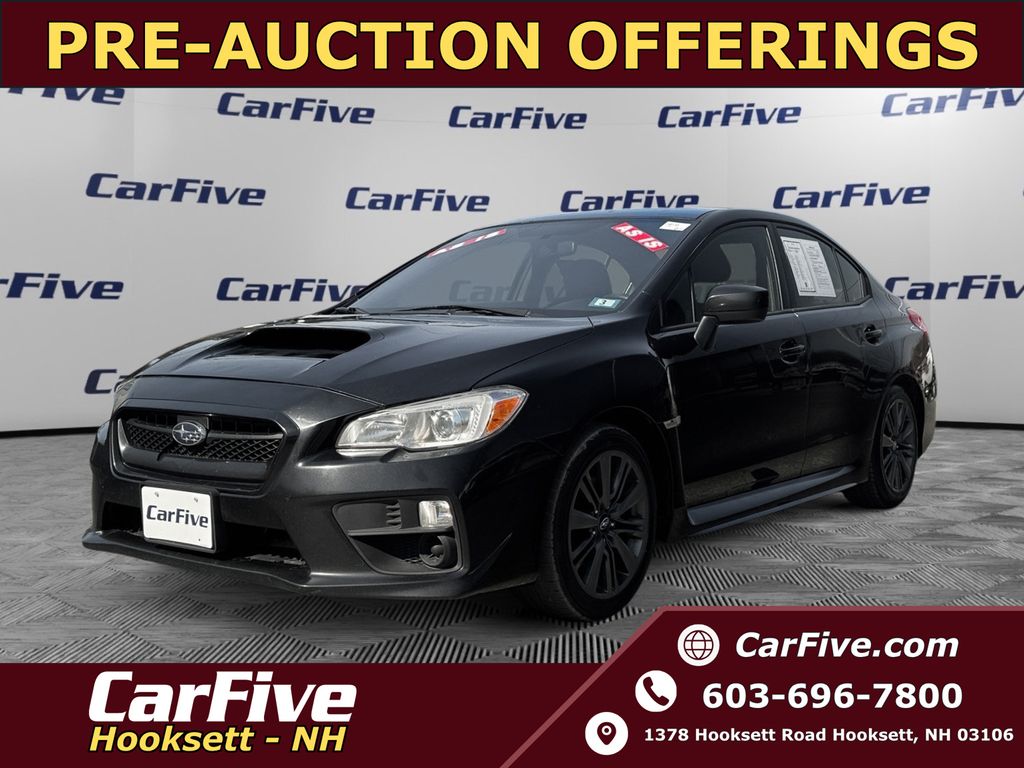 Crystal Black Silica 2015 Subaru WRX Sedan Sedan All-Wheel Drive 6-Speed Manual