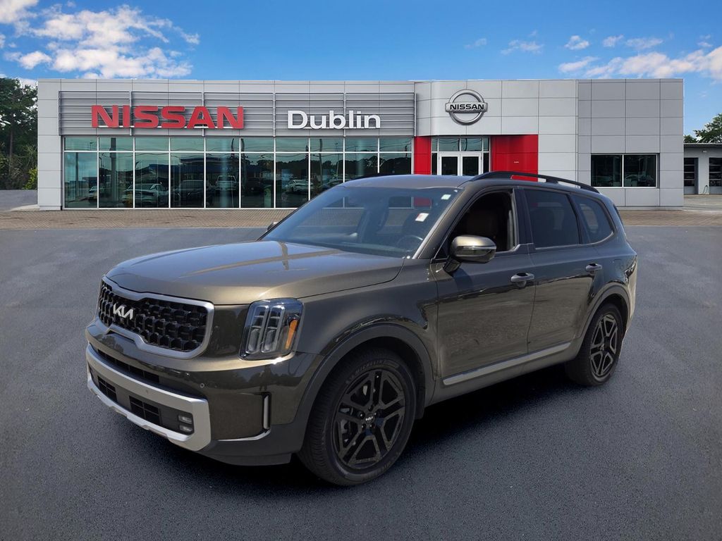 Dark Moss 2023 Kia Telluride SX X-Line AWD SUV / Crossover All-Wheel Drive 8-Speed Automatic