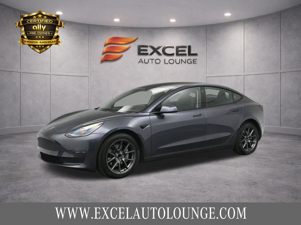 Gray 2023 Tesla Model 3 RWD Sedan Rear-Wheel Drive 1-Speed Automatic