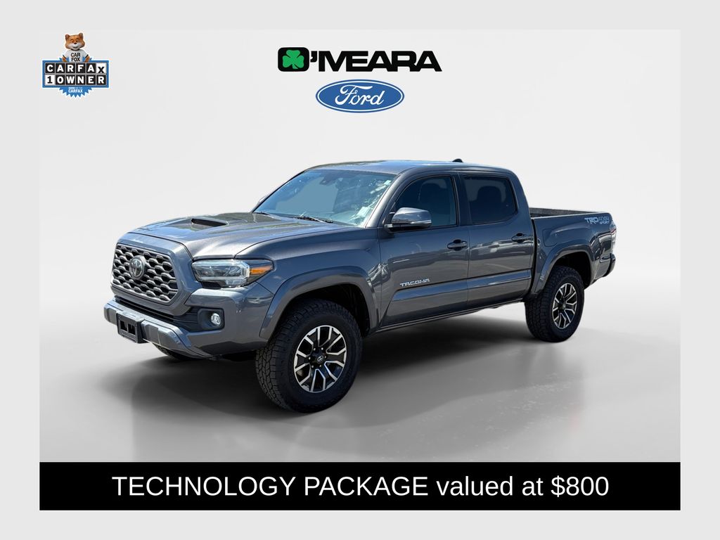 Magnetic Gray Metallic 2021 Toyota Tacoma TRD Sport Double Cab 4WD Pickup Truck Four-Wheel Drive 6-Speed Automatic