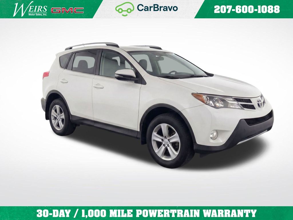 Super White 2014 Toyota RAV4 XLE AWD SUV / Crossover All-Wheel Drive 6-Speed Automatic