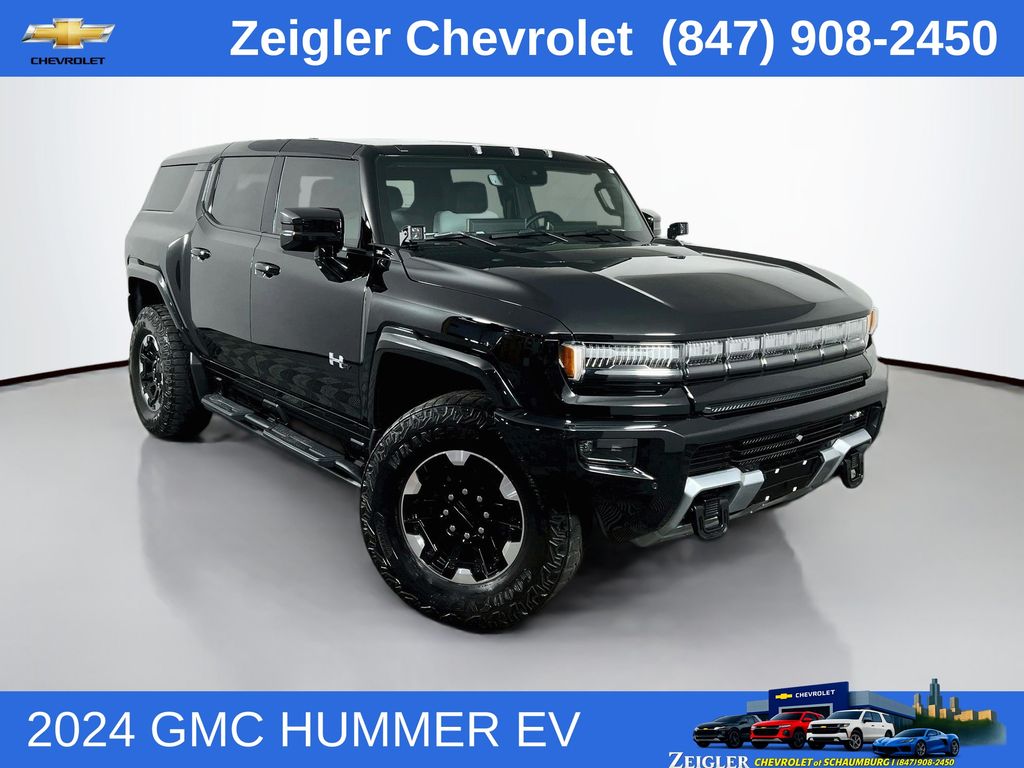 Void Black 2024 GMC Hummer EV SUV SUV / Crossover All-Wheel Drive 1-Speed Automatic