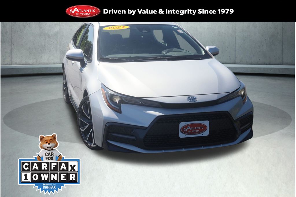 Classic Silver Metallic 2021 Toyota Corolla Sedan Front-Wheel Drive Continuously Variable Transmission