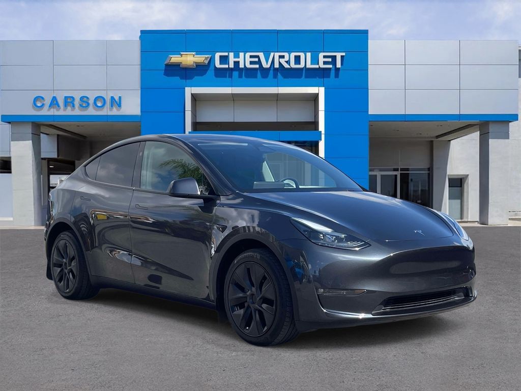 Gray (Stealth Grey) 2025 Tesla Model Y SUV / Crossover All-Wheel Drive 1-Speed Automatic