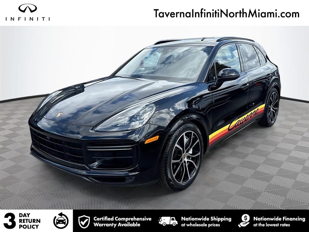 Black 2019 Porsche Cayenne SUV / Crossover All-Wheel Drive 8-Speed Automatic