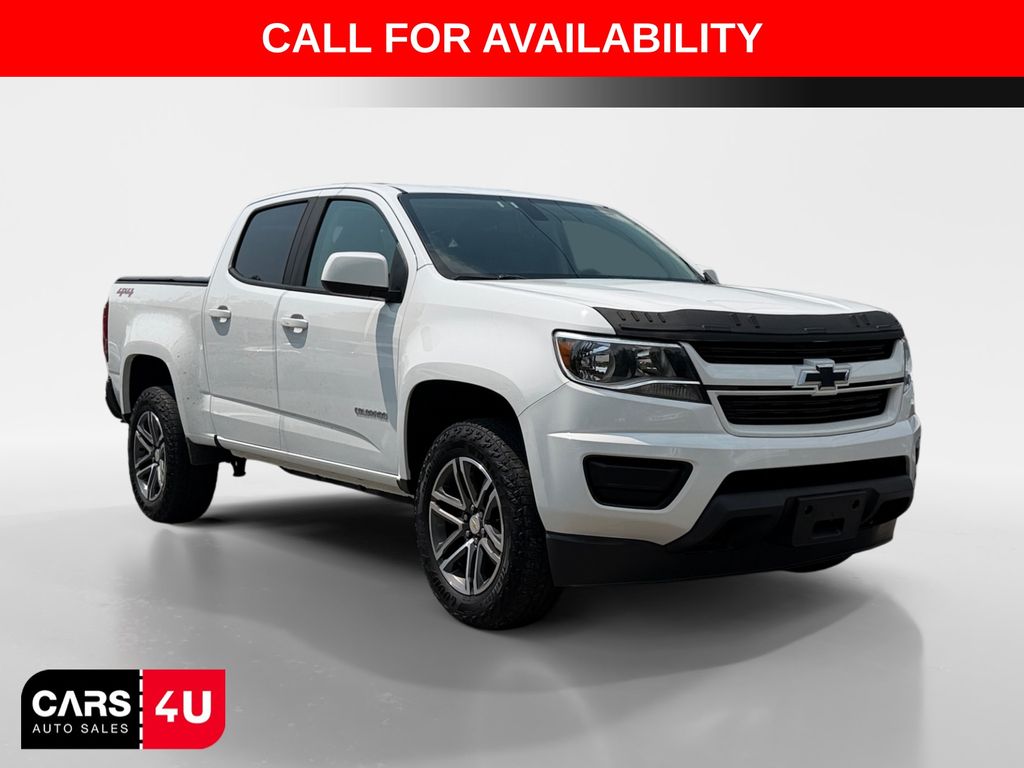 Summit White 2020 Chevrolet Colorado Pickup Truck Four-Wheel Drive 8-Speed Automatic