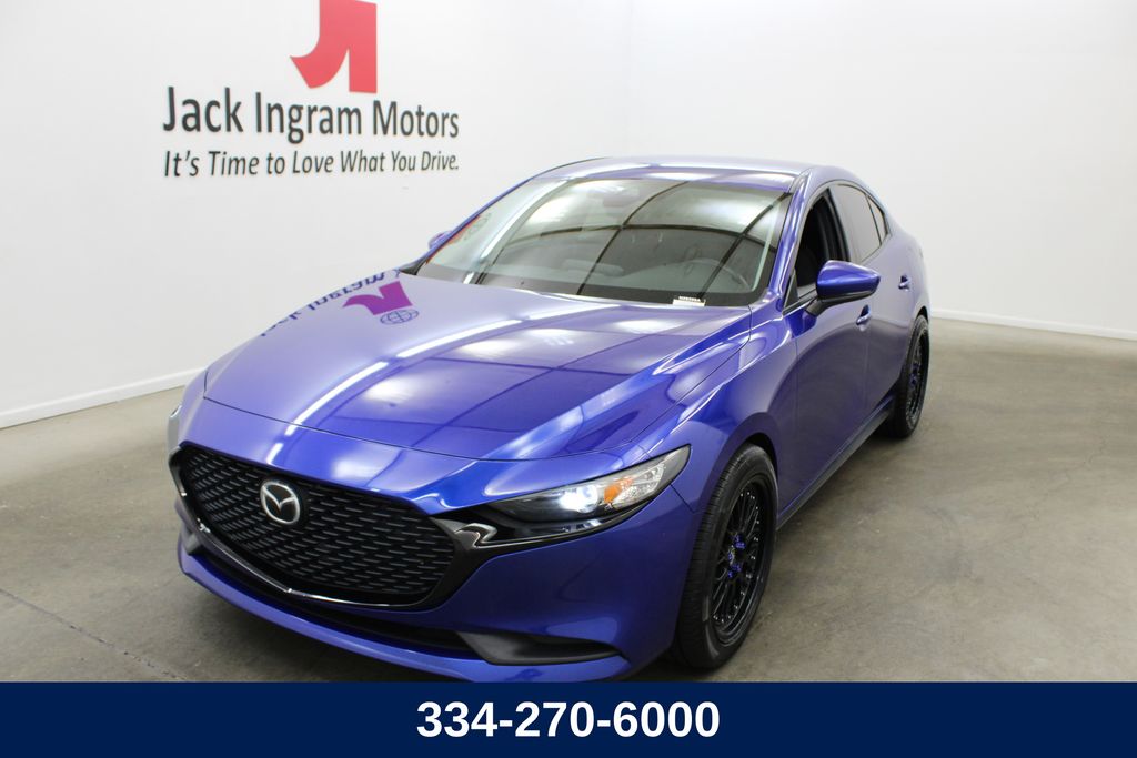 Crystal Blue 2020 Mazda MAZDA3 Sedan Front-Wheel Drive 6-Speed Automatic