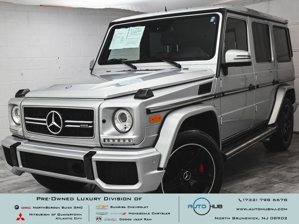 Iridium Silver Metallic 2016 Mercedes-Benz G-Class G 63 AMG 4MATIC SUV / Crossover All-Wheel Drive 7-Speed Automatic