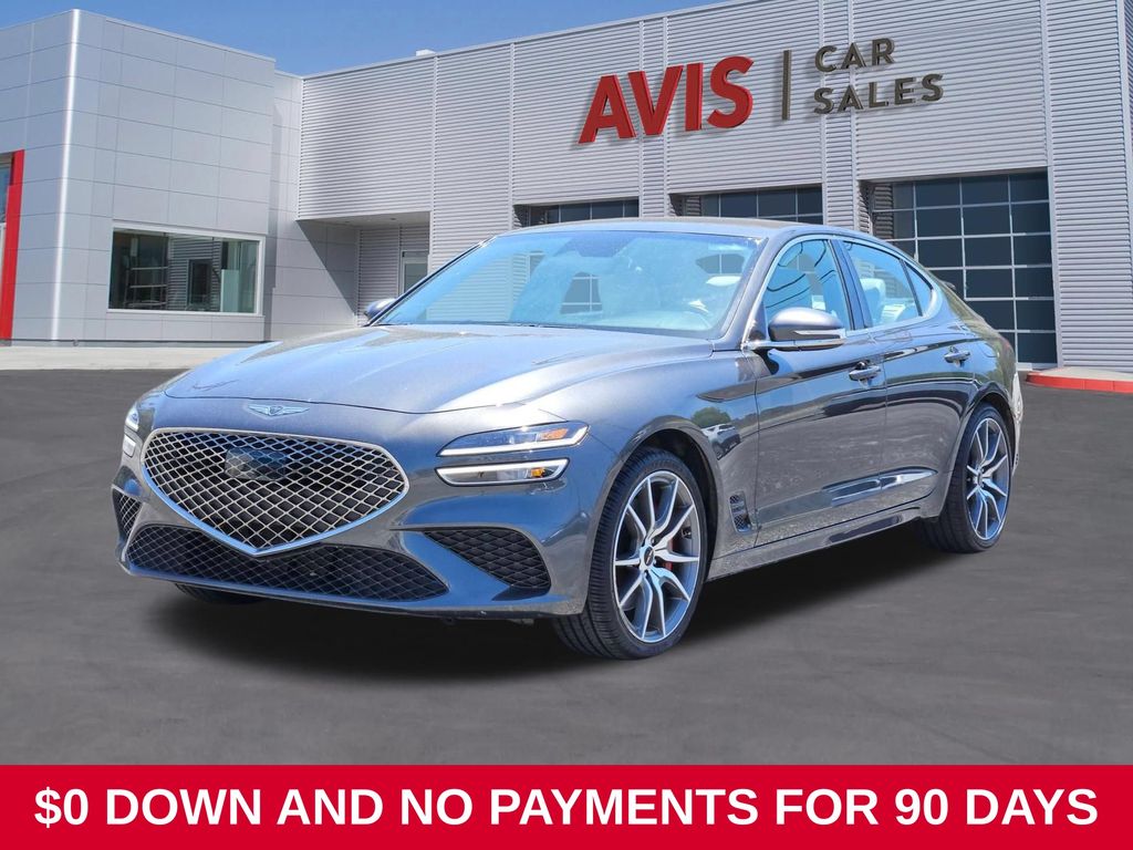 Makalu Gray 2025 Genesis G70 Sedan Rear-Wheel Drive 8-Speed Automatic