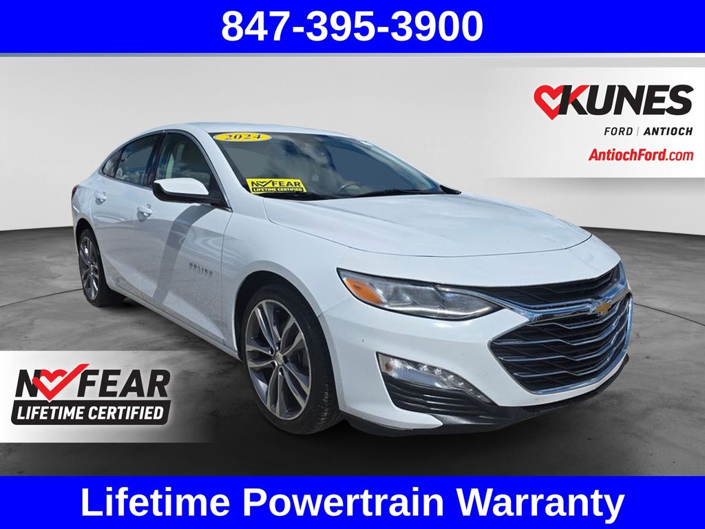 Summit White 2024 Chevrolet Malibu Sedan Front-Wheel Drive Continuously Variable Transmission