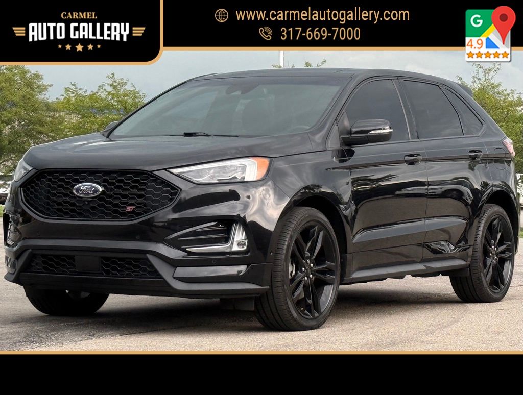 Black Metallic 2019 Ford Edge SUV / Crossover All-Wheel Drive 8-Speed Automatic