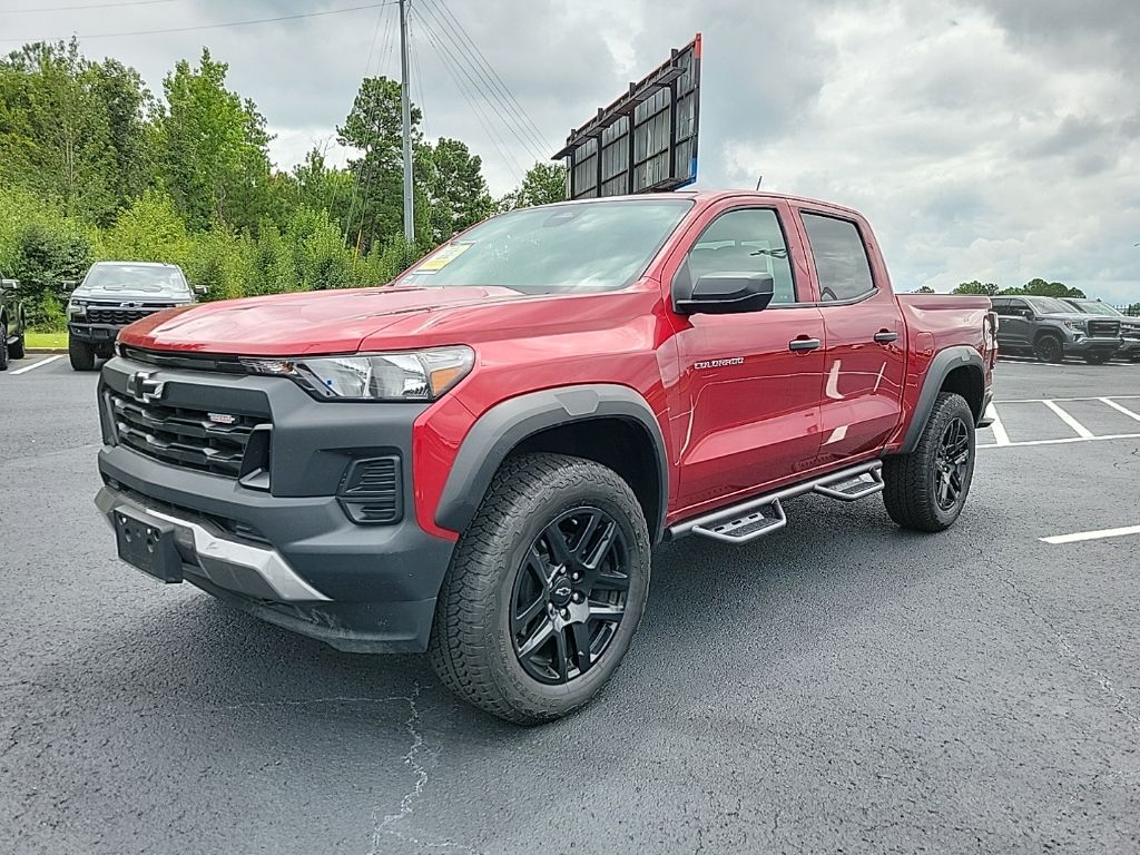 Radiant Red Tintcoat 2024 Chevrolet Colorado Pickup Truck Four-Wheel Drive 8-Speed Automatic