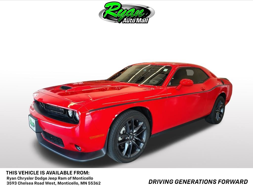 Torred Clearcoat 2022 Dodge Challenger Coupe All-Wheel Drive 8-Speed Automatic