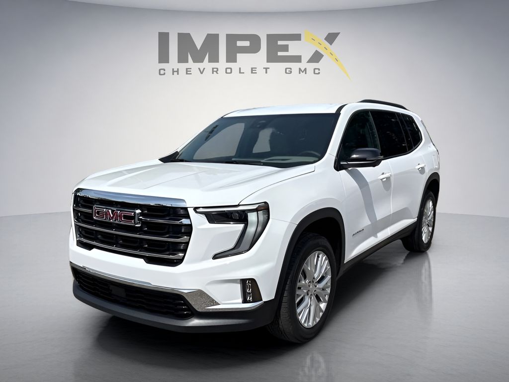 Summit White 2025 GMC Acadia SUV / Crossover Front-Wheel Drive 8-Speed Automatic